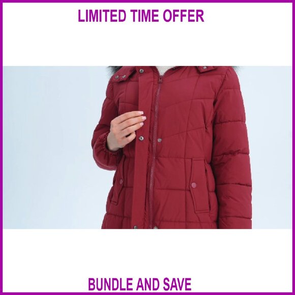 Women's Winter Puffer Jacket Waterproof Windproof Lightweight Plus Size - Picture 8 of 8